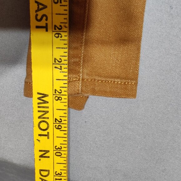 Levi's jeans woman's size 12/W31 desert brown colour High-rise Skinny - Picture 12 of 14